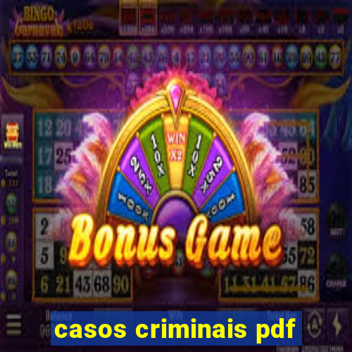 casos criminais pdf